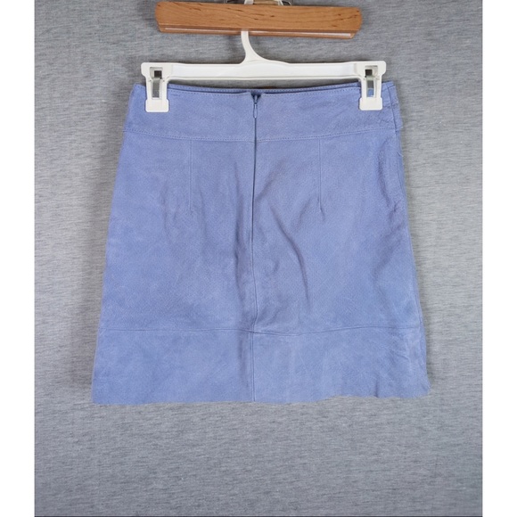 3x 👯‍♀️Host Pick⚡️Anthropologie Embossed Leather Mini Skirt - Picture 5 of 11